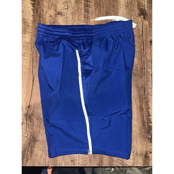 adidas Men's Team Issue 3P Shorts Royal Blue/White, Size M - Picture 2 of 4